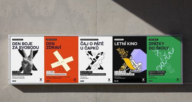 Praha 10 si vybrala nové logo od designérů ze studia MadLove. Hlavním motivem je římská číslice X