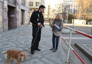 Panička a Ben se strážníky Městské policie