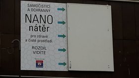 Žižkov testuje speciální nátěr na fasády: Likviduje bakterie, viry i plísně