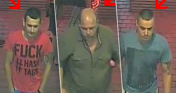 Tři muži brutálně napadli hosta v baru: Zachytily je kamery – neznáte je?