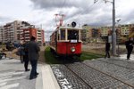 Slavnostní zahájení provozu na nové tramvajové trati Sídliště Barrandov - Holyně, 8. dubna 2022, Praha.