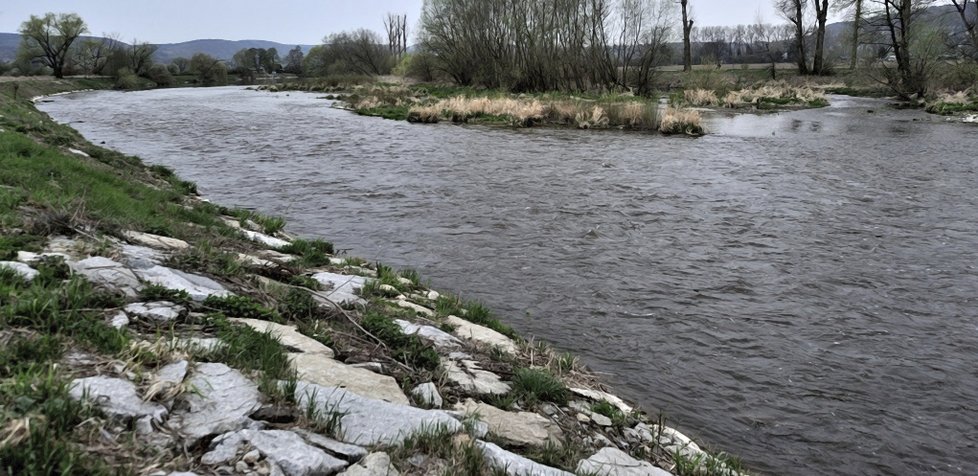 Mělká Berounka ve své celé kráse