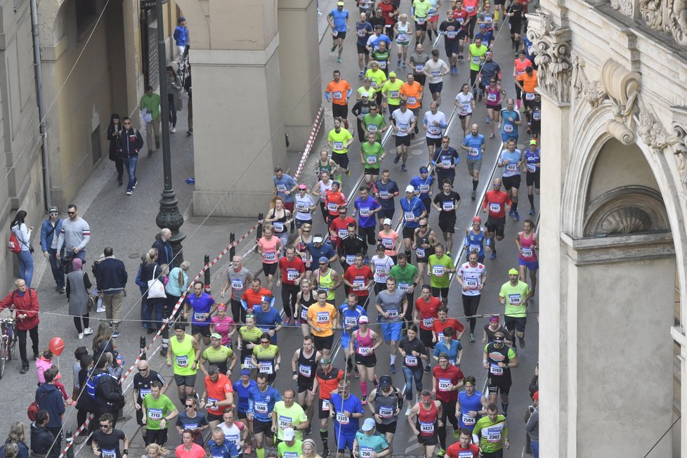 Půlmaraton v Praze roku 2019.