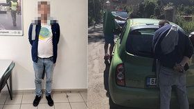 Policie kontrolovala auto, našla v něm dva celostátně hledané zločince.