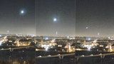 VIDEO: Nebeské divadlo! Oblohu nad Prahou protnul nad ránem jasně zářící bolid, podívejte se