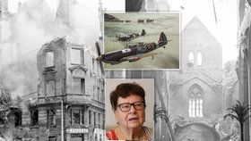 Před 75 lety přežila Ludmila Janoutová ničivé bombardování. V Praze zůstaly stovky mrtvých a zraněných.
