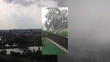 VIDEO: Unikátní záběry. Takhle řádila včerejší bouře nad Prahou
