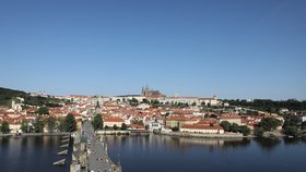 Pražský hrad a Karlův most