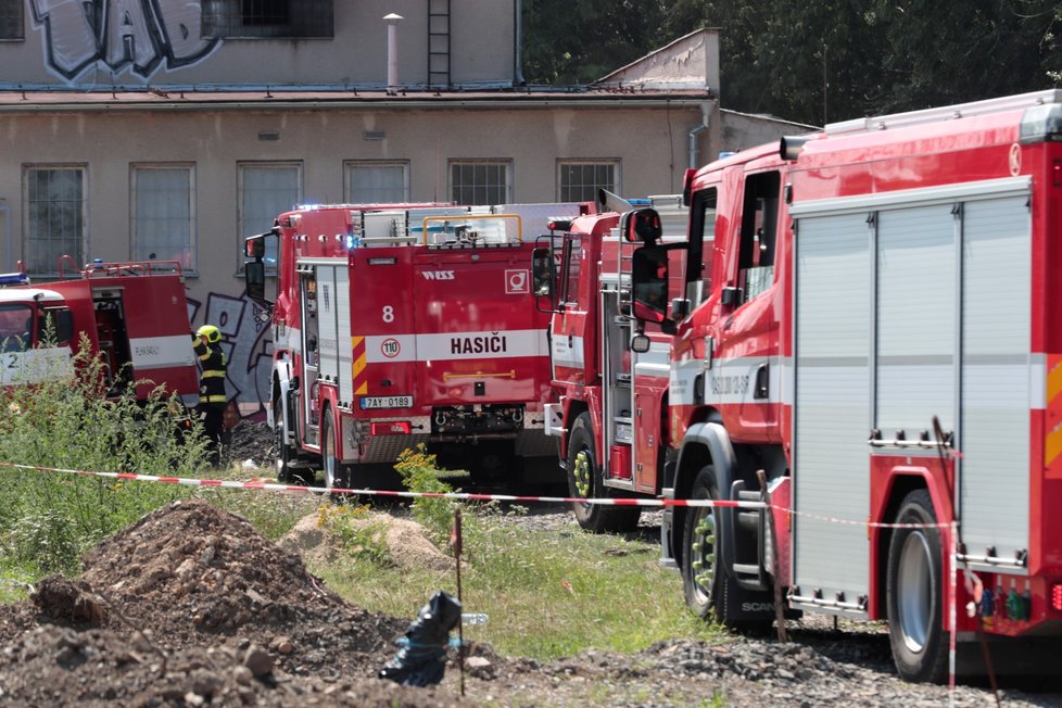 Požár napájecí stanice v Malé Chuchli, 16. srpna 2020