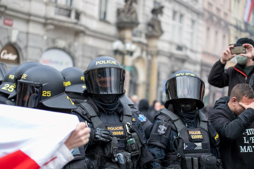 Demonstrace na Staroměstském náměstí, 18. října 2020