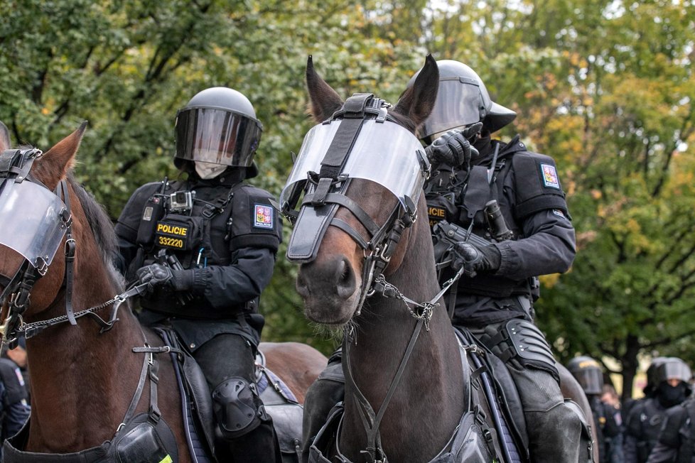 Demonstrace na Staroměstském náměstí, 18. října 2020