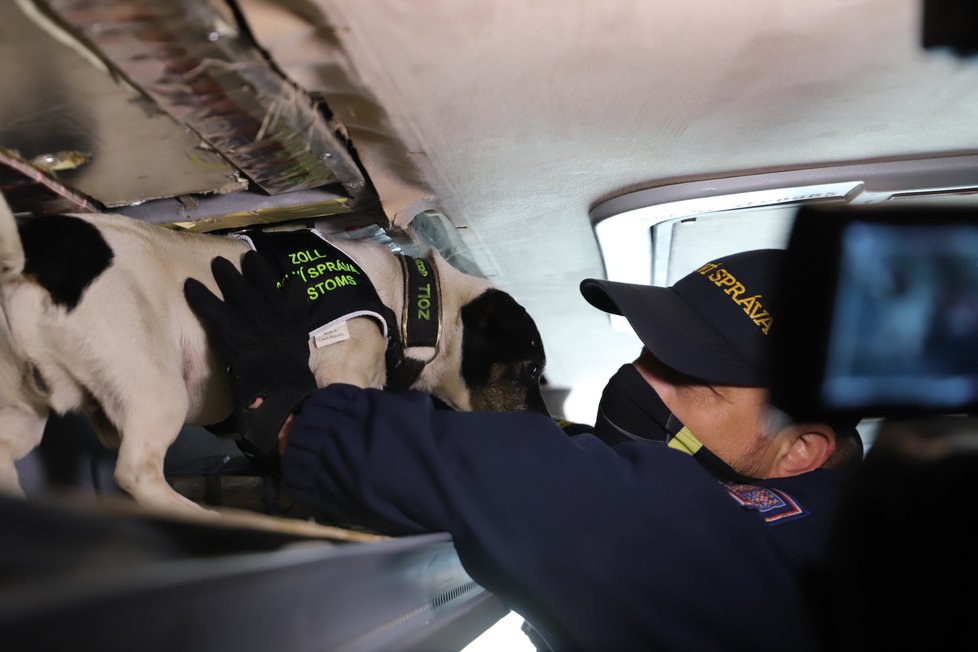 Pražští celníci odhalili autobus s pašovanými cigaretami.