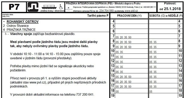 Přes Vltavu bude kvůli uzavření Libeňského mostu jezdit přívoz.