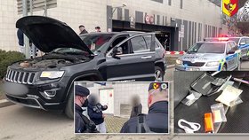 Policisté kontrolovali ve Vršovicích auto, řidič byl pod vlivem drog.