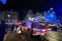 Dva noční požáry v centru Prahy! Z klubu evakuovali 350 lidí a 2milionová škoda na Karláku