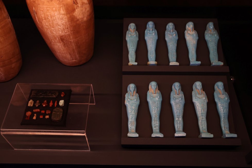 V Národním muzeu byla zahájena obří výstava Sluneční králové o starověkém Egyptě.