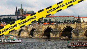 Představa, že na Karlův most a další památky je uvalena exekuce, se na první pohled zdá absurdní