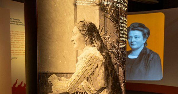 Exposición sobre Františka Plamínková en el Museo Nacional. Exposición sobre Františka Plamínková en el Museo Nacional.