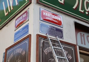 Přejmenování Koněvovy ulice na Hartigovu (2. října 2023)