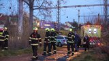Vlak v Praze srazil člověka! Policie: Zřejmě šlo o nešťastnou náhodu 