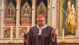 Zádušní mše za 294 obětí heydrichiády v katedrále sv. Víta, 23. října 2021 v Praze.