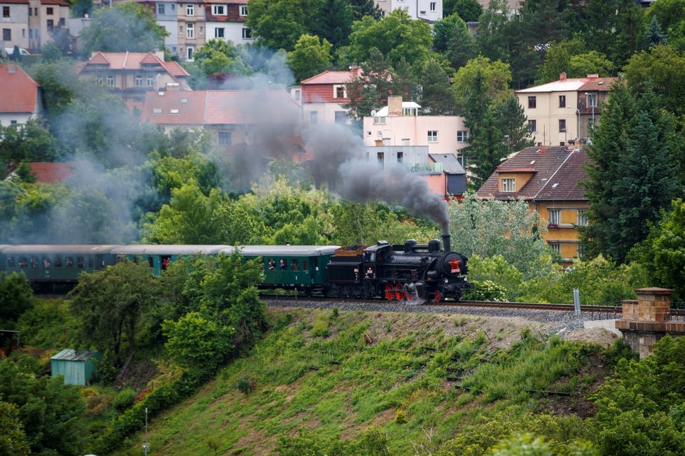 Historické vlaky. (13. června 2021)