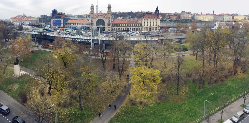 Hlavní nádraží Praha.