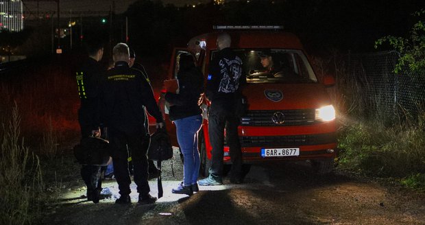 Požár v pražském Hloubětíně, při němž našli mrtvolu. (23. října 2023)