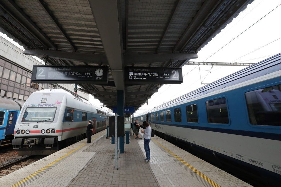 Vlak Českých drah (ilustrační foto)