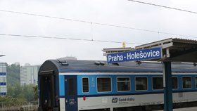 Nádraží Praha-Holešovice.