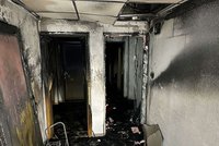 Dramatický požár v Horoměřicích: Lidé zůstali uvězněni na balkoně! Pět osob skončilo v nemocnici