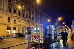 Auto u I. P. Pavlova v Praze srazilo chodce. (29. listopadu 2021)