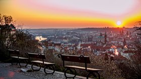 Vylidněná Praha, 24. března 2020.