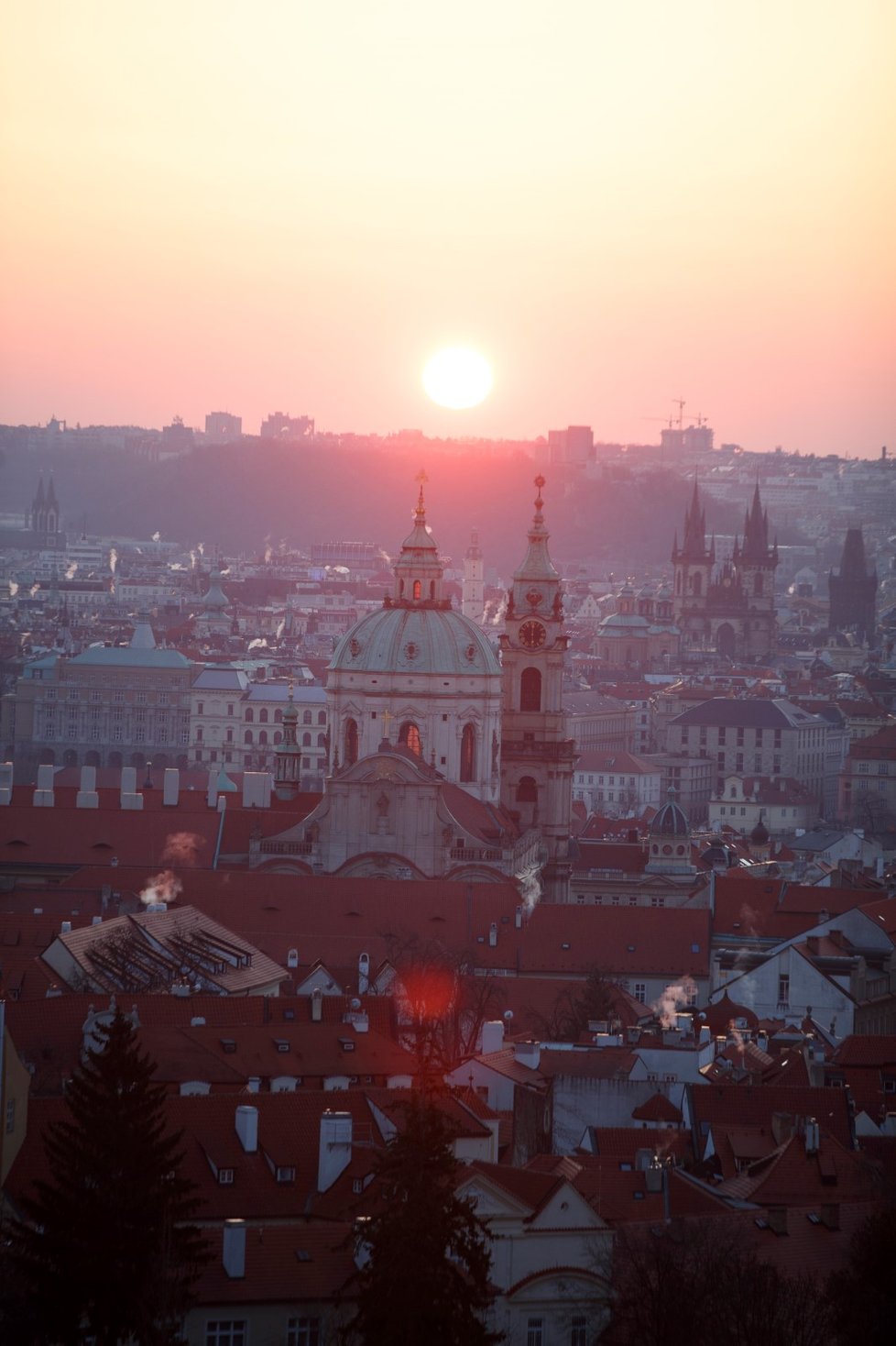 Vylidněná Praha (24. března 2020)