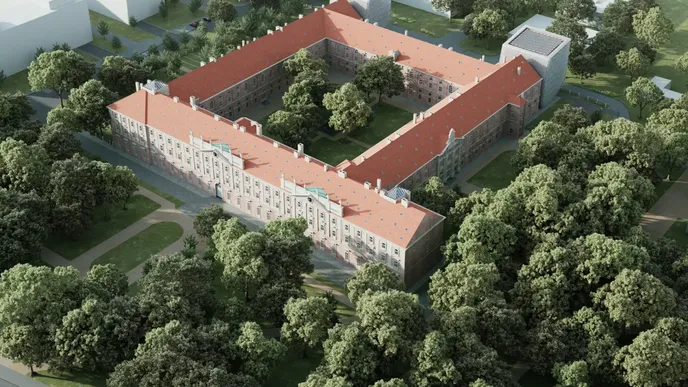 Plánovaná podoba pražské Invalidovny Plánovaná podoba pražské Invalidovny
