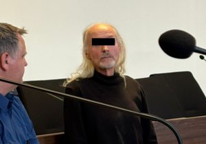 Jan M. u soudu, 21. května 2025.
