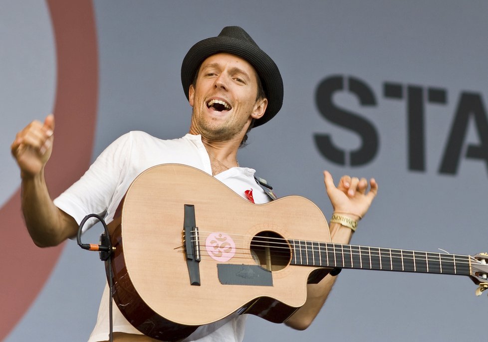 Americký zpěvák Jason Mraz