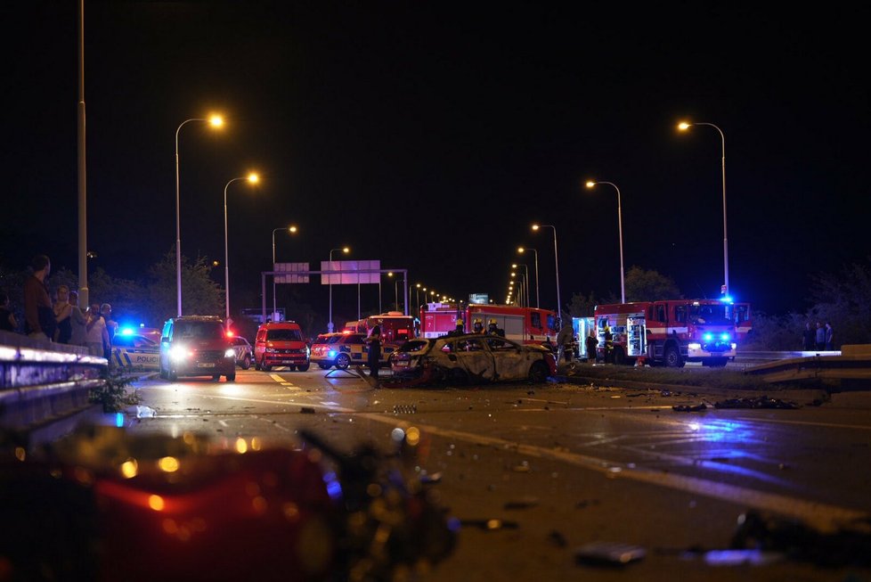 Nehoda ve Stodůlkách. (29. srpna 2022)