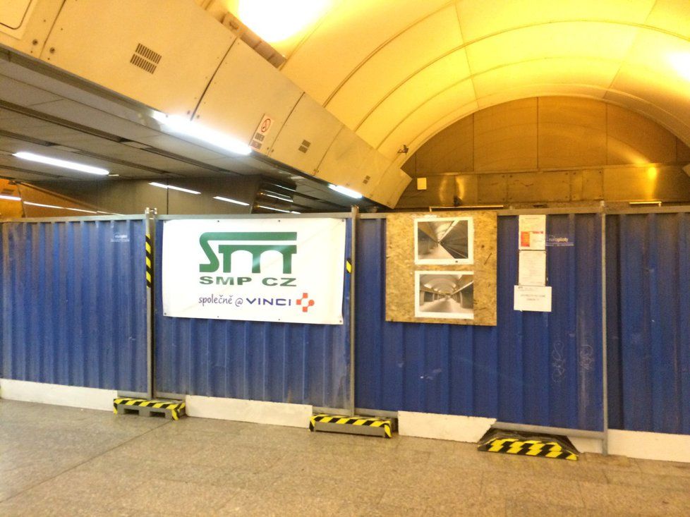 Opravy už začaly, metro se pro cestující uzavře 7. ledna.