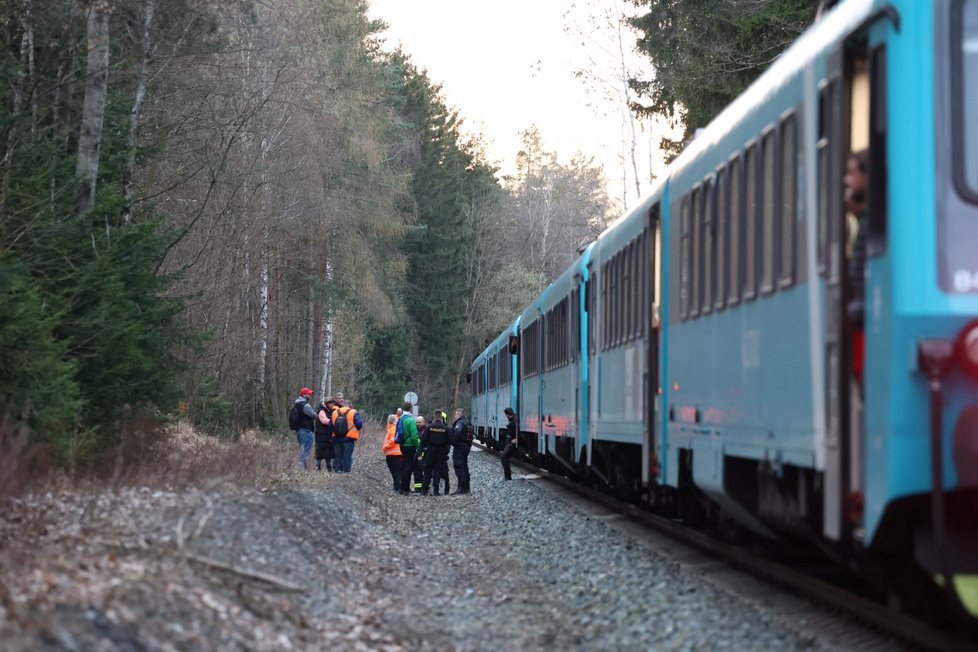 Vlak v Kamenných Žehrovicích srazil dívku. (28. března 2024)