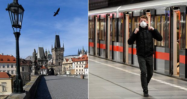 „Nikde ani duše.“ Nařízení vlády vylidnilo historické centrum Prahy i nádraží