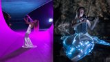 Sexy houslistka Kasperlin: Světelná show pod Trojským mostem i hra pozpátku!