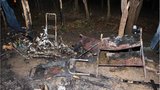 Ohnivé peklo v Kobylisích: Muž (43) zapálil stan se dvěma ženami! Případ řeší mordparta