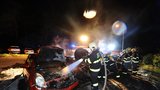 V Komořanech v noci hořely čtyři automobily: Škoda dosáhla 900 tisíc korun