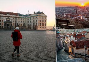 Vylidněná Praha (24.3.2020)