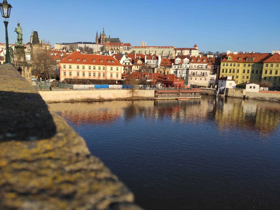 Vylidněná Praha (24. 3. 2020)