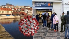 Koronavirus v Praze: 2050 případů za týden, tempo nárůstu stagnuje