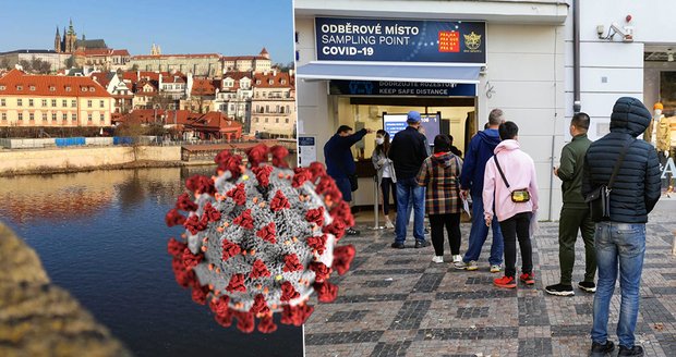Koronavirus v Praze: 1569 případů za týden, epidemie dál slábne