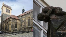 Záhada zkamenělého kluka na kostele ve Starém Městě: Kdo ho proklel?