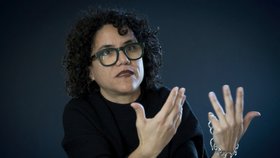 Zakladatelka platformy sdíleného umění DADA Beatriz Ramosová vystoupila 5. října 2018 v Praze na tiskové konferenci k zahájení třídenního Hackers Congressu, který pořádá nezisková organizace Paralelní Polis.